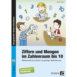 Ziffern und Mengen im Zahlenraum bis 10, 1. bis 6. Klasse