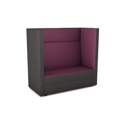 Akustik Hochlehner Berlin B1 Standard, Schallschutzsofa, Farbe Berry 033127