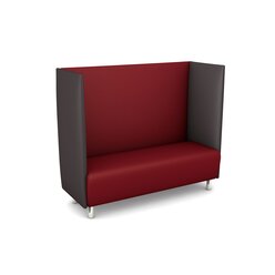 Akustiko Berlin B1 CME (schwer entflammbar), Schallschutzsofa, Farbe Bordeaux 033124