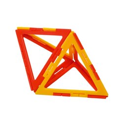 Polydron Prismen- und Pyramiden-Set 121 Bauteile inkl. engl. Anleitung