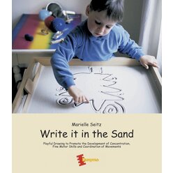 Kleine Sandwanne mit englischem Buch, ab 3 Jahre