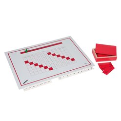 Montessori Mess-Set 1: Gre: Lngen-Messung m. Kartensatz (Klassensatz fr 12 Kinder)