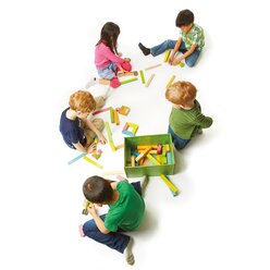 TEGU 240tlg. Magnet-Holzbausteine Set Tints