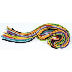 Gymnastik-Springseile 3 m lang, 10 Seile farblich sortiert