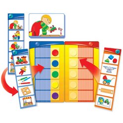 Flocards Junior Holzklappkasten, Lernsystem fr Kinder ab 2 Jahre