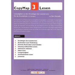 CopyMap 3 Lesen, Grundlagen des Lesenlernens, ab 6 Jahre