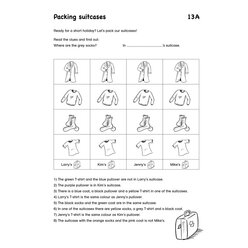 Logic Riddles 3, Kopiervorlagen, 3.-4. Klasse