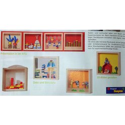 Stufeneinsatz fr Wandspielrahmen