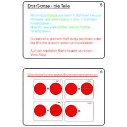 Bruchrechenkartei Teil 1, Addition & Subtraktion