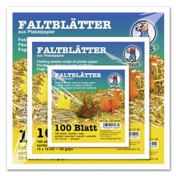 Faltpapier | Quadrat | 20 x 20 cm | 60 gsm | 12 gemischte Farben