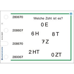 Stpselkarten 'Rechnen bis 1 Million'