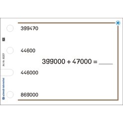 Stpselkarten 'Rechnen bis 1 Million'
