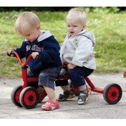Winther MINI VIKING Rutsch Dreirad fr zwei 8600432