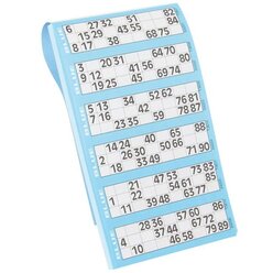 Bingo-Lotto-Block fr 90 Kugeln 1 Stck