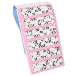 Bingo-Lotto-Block für 90 Kugeln 1 Stück