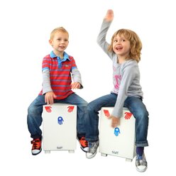 Kinderhocker mit Trommelfunktion, wei, Sitzhhe 38cm, 5-9 Jahre