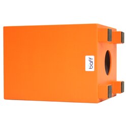 Kinderhocker mit Trommelfunktion, orange, Sitzhhe 38cm, 5-9 Jahre