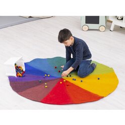 Filzteppich Regenbogen  150 cm, 3-6 Jahre