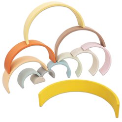 Regenbogen aus Holz, gro, Breite 32 cm