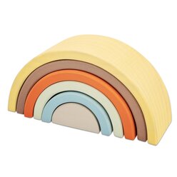 Regenbogen aus Holz, klein, Breite 19 cm