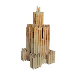 Dusyma-Steckbausteine Holz, 1000 Stck, ab 3 Jahre