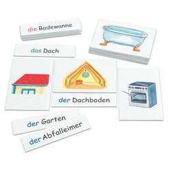 Flash Cards - Im Haus, ab 5 Jahren
