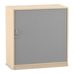 Flexeo Rollladenschrank Ahorn honig, 3 Fcher, BxHxT 94,4 x 99,1 x 48 cm