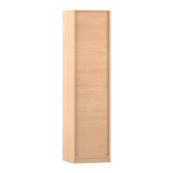 Flexeo Schliefachschrank 5 geschlossene Fcher, Buche hell, Transchlag rechts, HxBxT 190 x 48,1 x 40 cm
