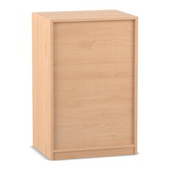 Flexeo� Unterschrank, 3 F�cher, Breite 64,1 cm, 1 Dreht�r, Bogengriff mit Schloss