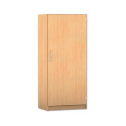 Flexeo mittelhoher Schrank, 4 Fcher, Transchlag rechts, Bogengriff mit Schloss, HxBxT: 143,9 x 64,1 x 40 cm