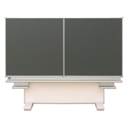 Gestell-Klappschiebetafel, anthrazit, 150x100cm, freistehend und GS-geprft
