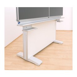 Gestell-Klappschiebetafel, anthrazit, 150x100cm, freistehend und GS-geprft