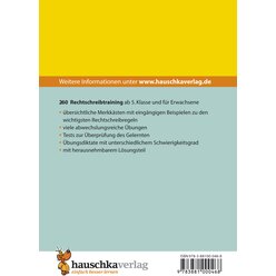 260 Rechtschreibtraining ab 5. Klasse und fr Erwachsene