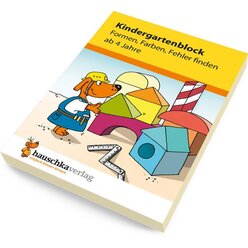 621 Kindergartenblock - Formen, Farben, Fehler finden ab 4 Jahre