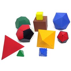 Lokon 312 Bauplättchen für geometrische Formen: Dreieck, Viereck und Fünfeck