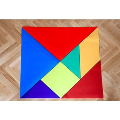 Legeteppich Tangram