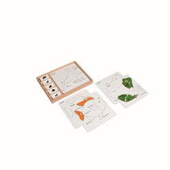Kontrollkarten fr die Tierpuzzles