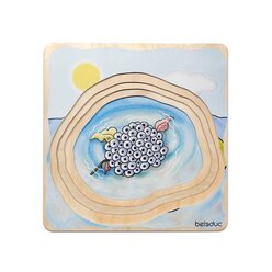 Lagenpuzzle Frosch, 4-7 Jahre