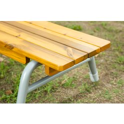 Outdoor-Bank 150 cm, 2er-Set, stapelbar