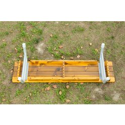 Outdoor-Bank 150 cm, 2er-Set, stapelbar