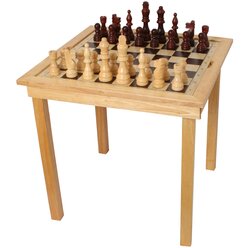 Spieltisch Schach/Dame - Ludo, ab 4 Jahre