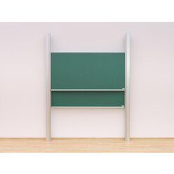 Pylonen-Doppeltafel, grn, 300x100 cm