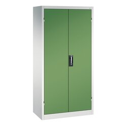 C+P Sportgerteschrank, 1950x930x500mm, Korpus RAL 7035 Lichtgrau, Front RAL 6011 Resedagrn