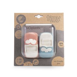 dantoy BIOplastic Funcars 2er Set, Spielzeugautos, ab 6 Monate