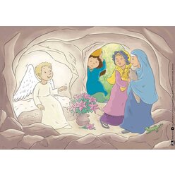 Kamishibai Bildkartenset - Alle freuen sich: Jesus ist auferstanden, 2-8 Jahre