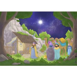 Kamishibai Bildkartenset - Die drei Weisen suchen das Jesus-Kind, ab 2 Jahre