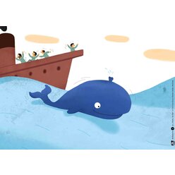 Kamishibai Bildkartenset - Petula, der Wal, 2-8 Jahre