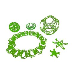 Dusyma Knpferli fluoreszierend, 500 Stck, ab 3 Jahre