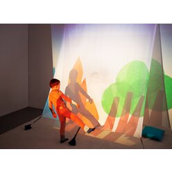 Bewegte Lichtwelten, Vorhang-Set fr Lichtprojektionen