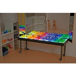 Groer Leuchttisch, 180 x 60 cm, hhenverstellbar 66,5 bis 83,5 cm